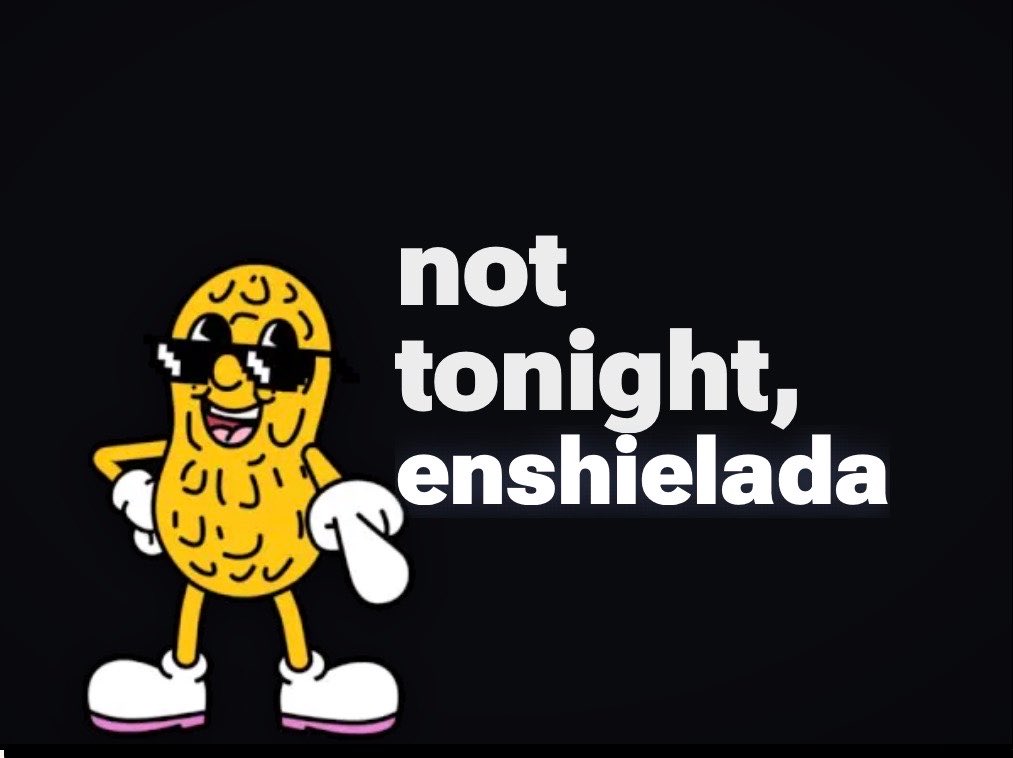 Creator tweet playing the bit for the Peanut card launch